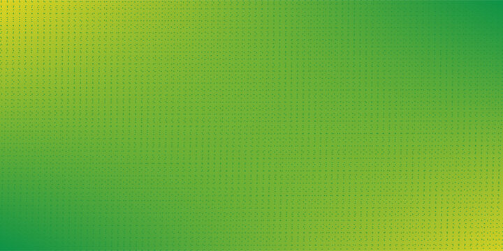 Yellow green halftone dots gradient pattern background texture.