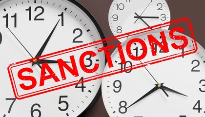 Deadline Sanctions Vector Ideal for business, legal, project management, and time-sensitive...