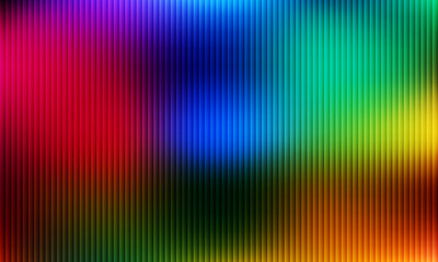 Vibrant vertical striped rainbow gradient abstract background illustration
