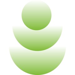 abstract green sphere