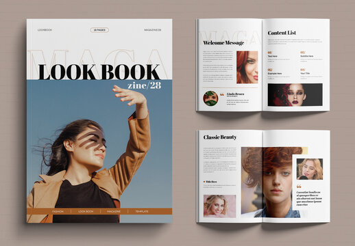 Look Book Magazine Template