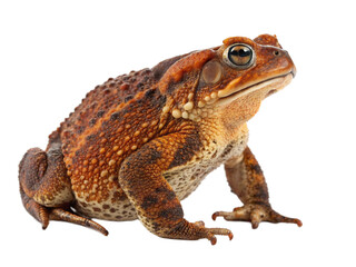 Fototapeta premium Hyper-Realistic Cane Toad or Bufo Toad Isolated | Detailed Amphibian Stock Photo