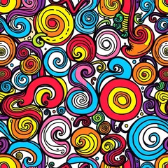 Fototapeta premium Colorful Swirling Abstract Pattern. psychedelic art, creative