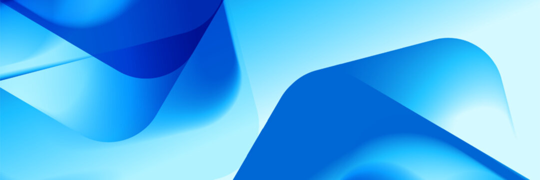 Abstract pattern blue shape gradient design background.