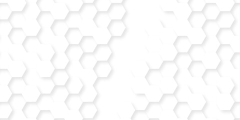 White paper texture abstract grid tile seamless hexagon wall creative metal business wallpaper texture background.	