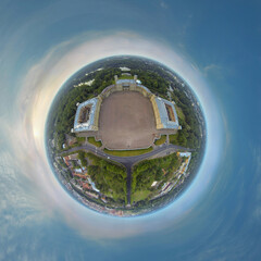 Tiny Planet: Great Gatchina Palace and Parade Ground