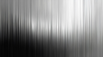 Elegant abstract silver and gray gradient glass texture with vertical noise lines, perfect for digital UI backgrounds, tech designs, and premium minimalist presentations. Stock Illustration