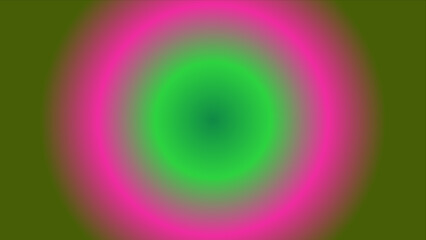 Abstract gradient blurry background with green and pink circle colors design