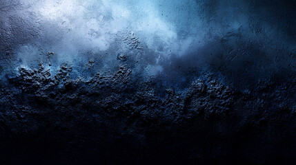 horror grunge wall, scary haunted background, dark black blue gradient,  mold texture, halloween wallpaper, 3D paint Stock Illustration