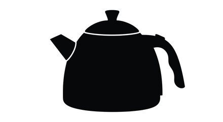 Abstract geometric shapes and organic forms in a dynamic silhouette composition