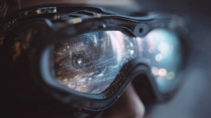 Vr glasses reflection