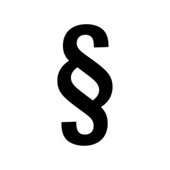 Large Black Paragraph Symbol on White Background Typography and Text Editing Icon