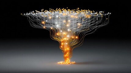 Photorealistic render of a quantum computer core, superconducting wires and glowing cryogenic components, intricate gold and sapphire details, scientific precision, ultra-detailed --no text, words,