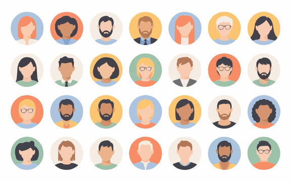 Diverse team avatars ready for your website or profile, representing global collaboration and inclusivity in a modern, friendly design