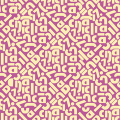 Abstract Pattern With Black Geometric Shapes for Modern Backgrounds and Textures