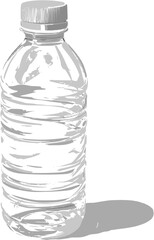 ペットボトルのイラスト（ベクター）