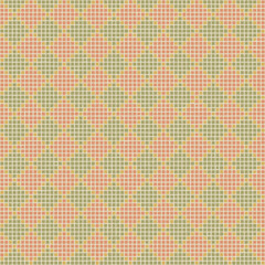 autumn colors. hand drawn squares. vector seamless pattern for embroidery. repetitive background. modern decorative art. geometric fabric swatch. textile design template. home decor