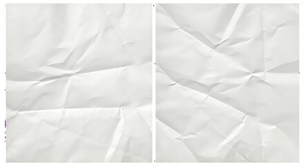 Textured white paper with subtle folds and creases