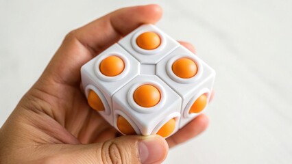 Relaxing Stress Relief Fidget Toy Held in Hand for Focus and Calm