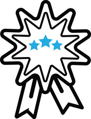 star symbol on white background