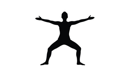 Dynamic abstract geometric shapes with a bold silhouette and vibrant color accents for modern design projects silhouette