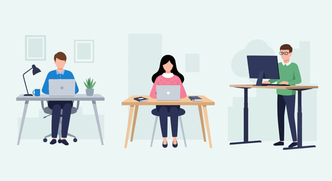 Business Team Brainstorming Meeting and Idea Generation Concept