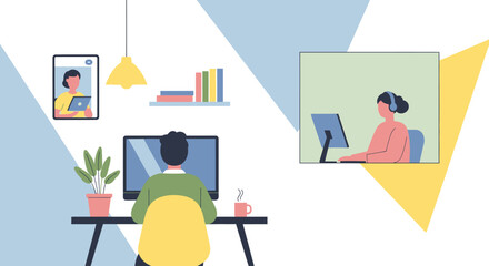 Business Team Brainstorming Meeting and Idea Generation Concept