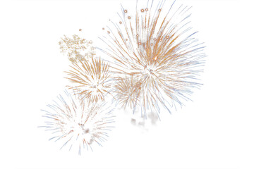 Obraz premium Fireworks Overlay