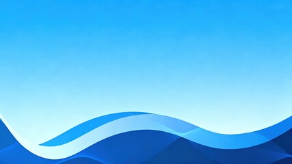 Naklejka premium Abstract Blue Wave Line Background, Modern Minimalist Stripe Design for Web, Wallpaper, Print Media and Digital Art, Dynamic Fluid Texture. 