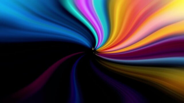 colored stream of light