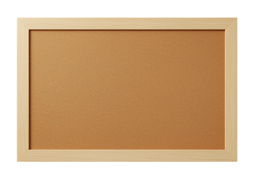 Wooden framed cork board perfect for office school or home usage