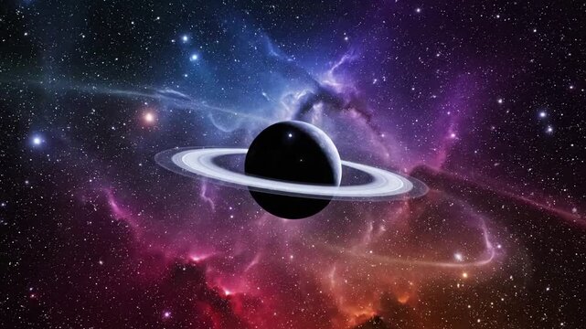 Serene cosmic landscapes featuring swirling galactic arms, distant star clusters, and the majestic scale of the universe's grand architecture. Illustrating the vastness and structured elegance of?