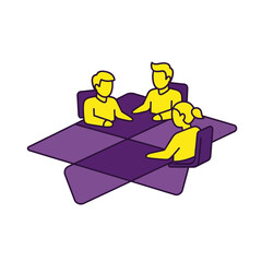 Team Meeting in a Conference Room Collaboration and Discussion