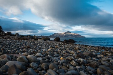 Scotland beaches at sunset