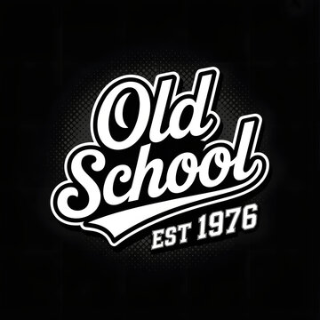Vintage Elegant Script Old School Typography Logo