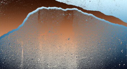 Abstract Grunge Background with Copper and Blue | Decorative Graphic Texture for Modern Design, Web Design, and Creative Projects