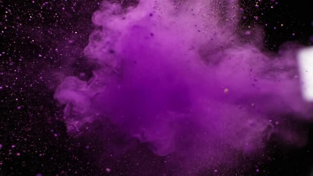 Observing the intricate formation of swirling, smoke like plumes and delicate, expanding cloud patterns in ultra slow motion. Detailed focus on the evolving, organic shapes and textures of the?