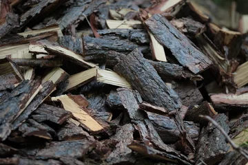 Fototapete Rund Brennholz Texture Trucioli legno  © muron