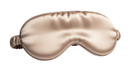 Silk sleep mask satin eye mask for sleeping soft and comfortable eye cover for travel meditation and relaxation light blocking eye mask transparent background cutout png
