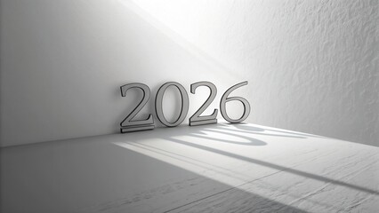 Year two thousand twenty six new year future date time coming soon celebration