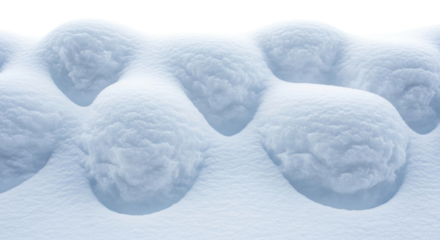 Snowy border texture transparent background cutout png