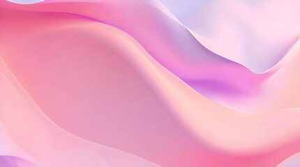 Minimal Abstract Loop in Pink, Peach, and Lavender Gradients