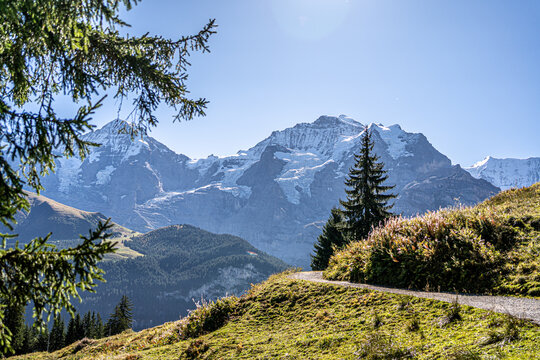 mountain landscape in the alps