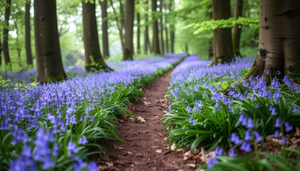spring in the forest