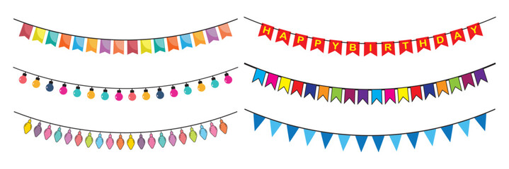 Fototapeta premium Party banner icon on white background.