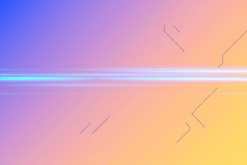 Generative AI digital abstract gradient with light streak