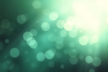 Obraz premium Generative AI ethereal light bokeh background with glowing orbs.