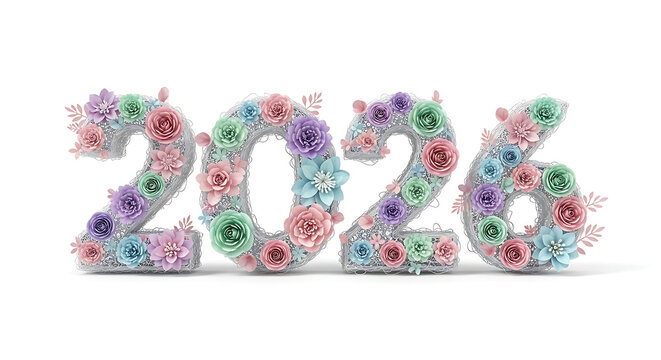 Colorful alphabet letters and numbers vector illustration for holiday and new year design