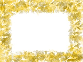 Golden Grunge Frame Background Texture
