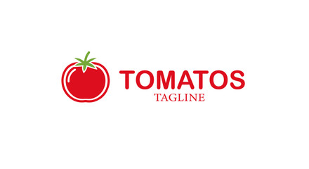 Tomato Corporate Logo – Agriculture Farming Brand, Fresh Produce, Organic Food Identity